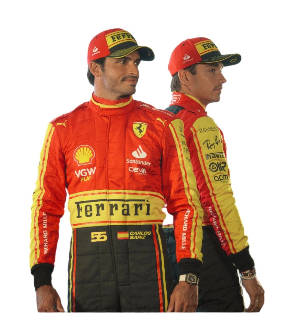 Carlos Sainz Jr 2023 Scuderia Ferrari Monza Special Edition F1 Replica Race Suit