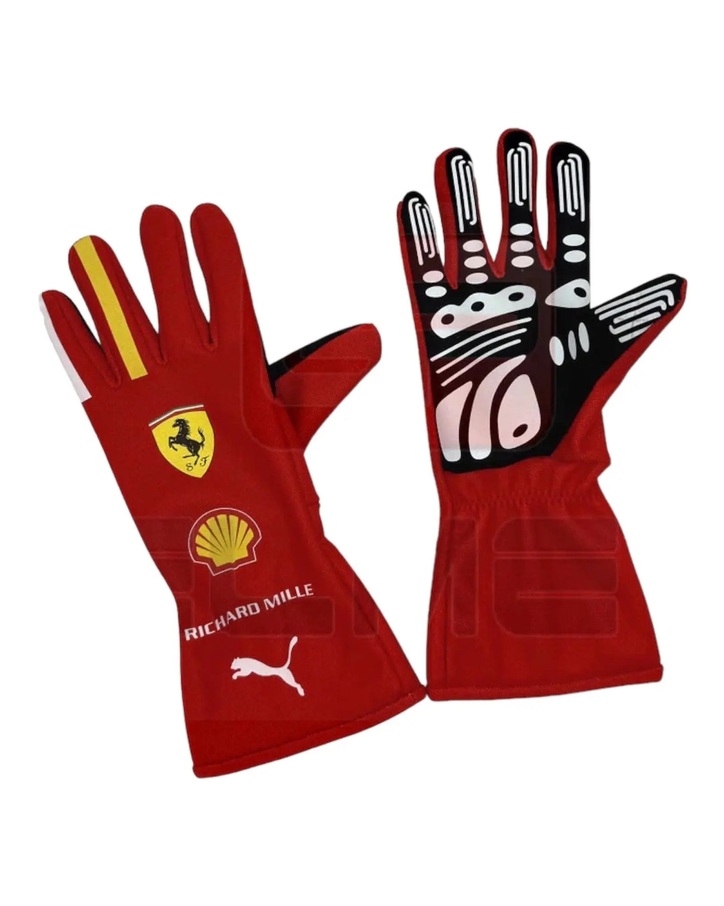 Charles Leclerc Gloves 2024 Ferrari F1 Racing Gloves
