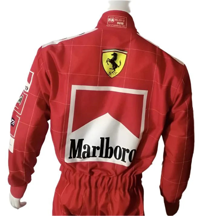 F1 Michael Schumacher 2001 Printed Race Suit
