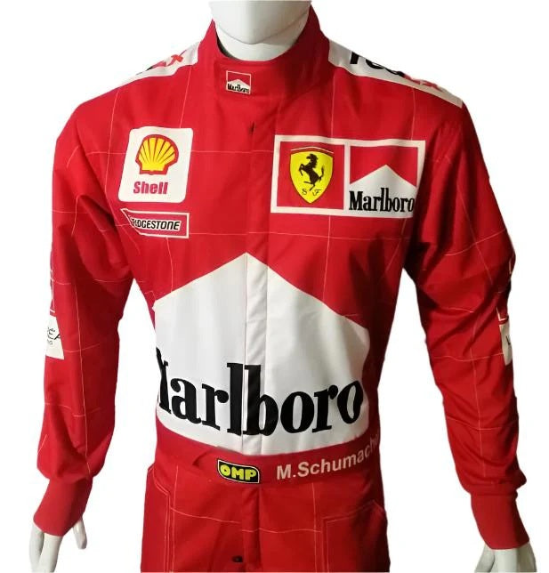 F1 Michael Schumacher 2001 Printed Race Suit