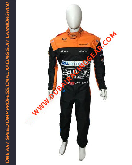 Daniel Ricciardo 2022 McLaren F1 Replica Race Suit - Dubai Racing Gear