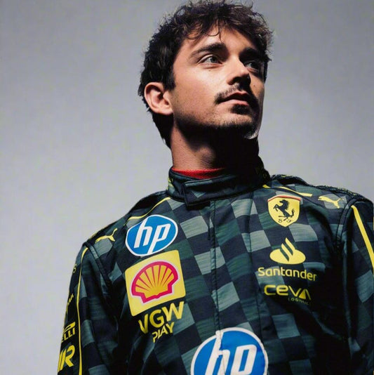 Charles Leclerc Scuderia Ferrari HP's Carbon-Fibre Race Suits Italian Grand Prix