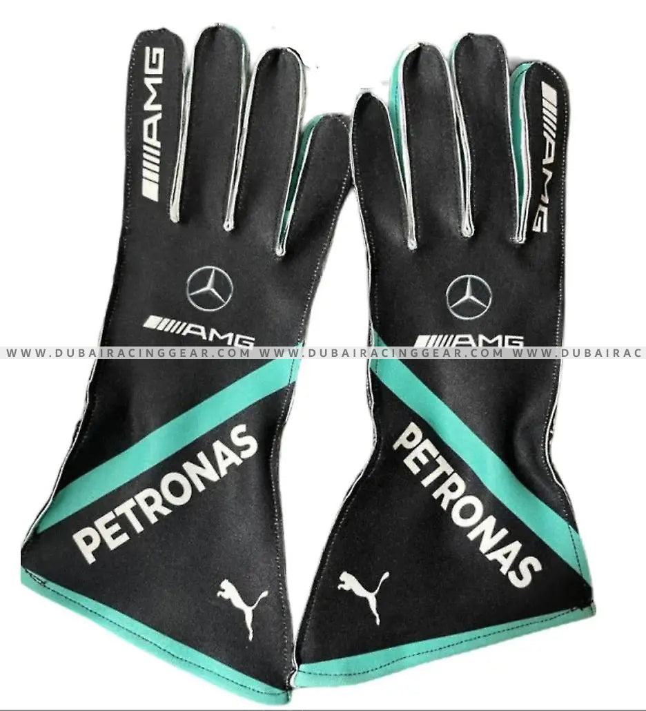 Mercedes 2023 Lewis Hamilton Gloves - Dubai Racing Gear