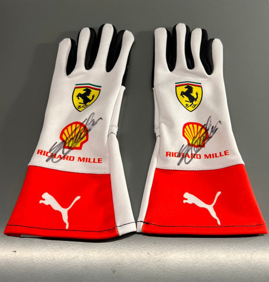 2023 Charles Leclerc Ferrari F1 Race Gloves- MONACO GP