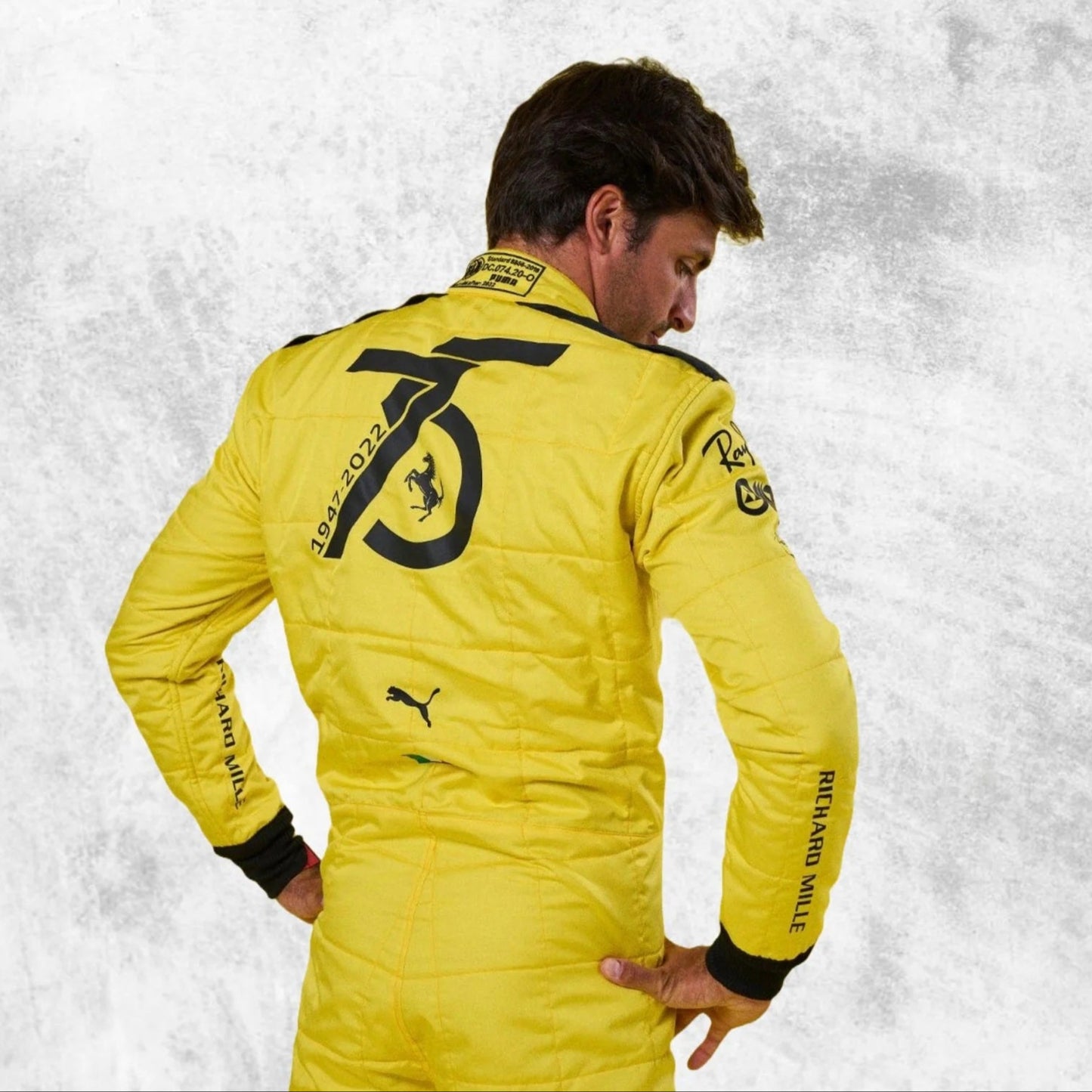 Carlos Sainz Yellow 2022 Model Printed F1 Race