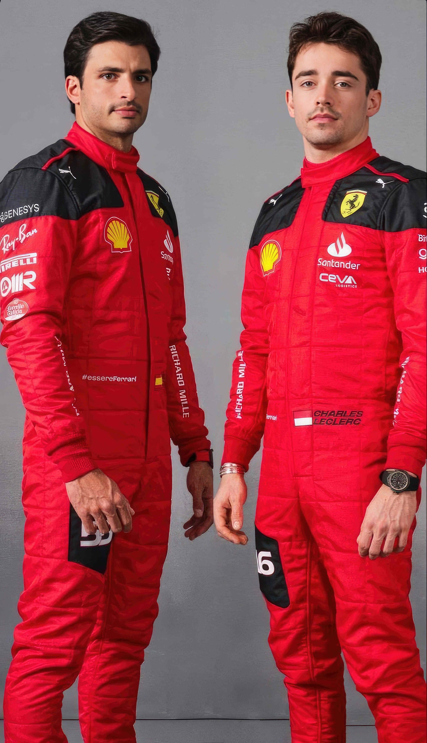 2023 Carlos Sainz Ferrari F1 Racing Suit