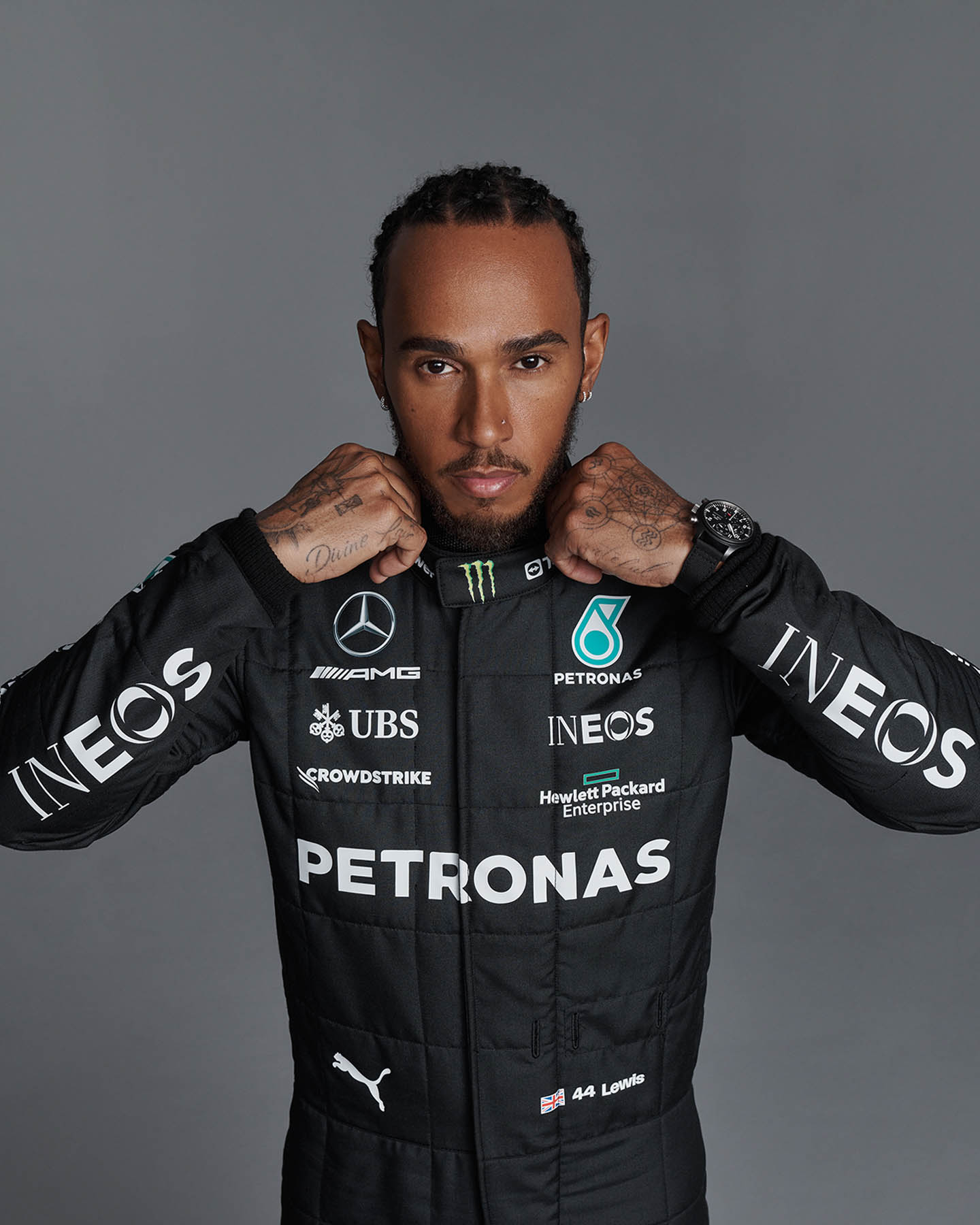 2023 Lewis Hamilton Mercedes F1 Race Suit