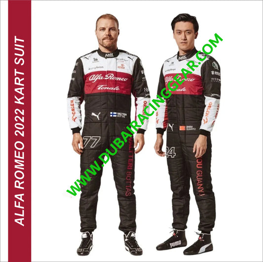 Alfa Romeo 2022 New Model Printed Go Kart Racing Suits