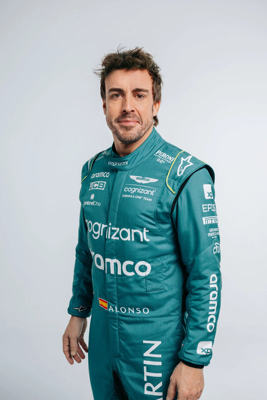 Aston Martin 2023 Alonso F1 Team Replica Race Suit- Dubai Racing Gear