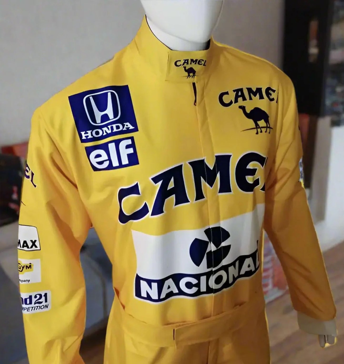 Camel Suit F1 Race Suit