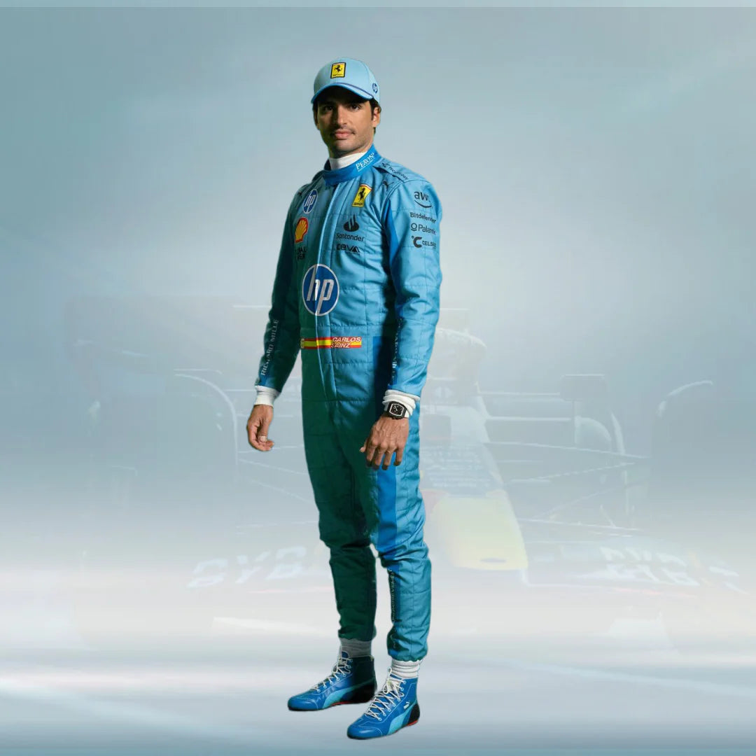 Carlos Sainz Miami GP HP 2024 F1 Scuderia Ferrari Race Suit