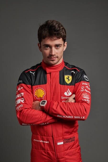 2023 Charles Leclerc Ferrari F1 Racing Suit - Dubai Racing Gear