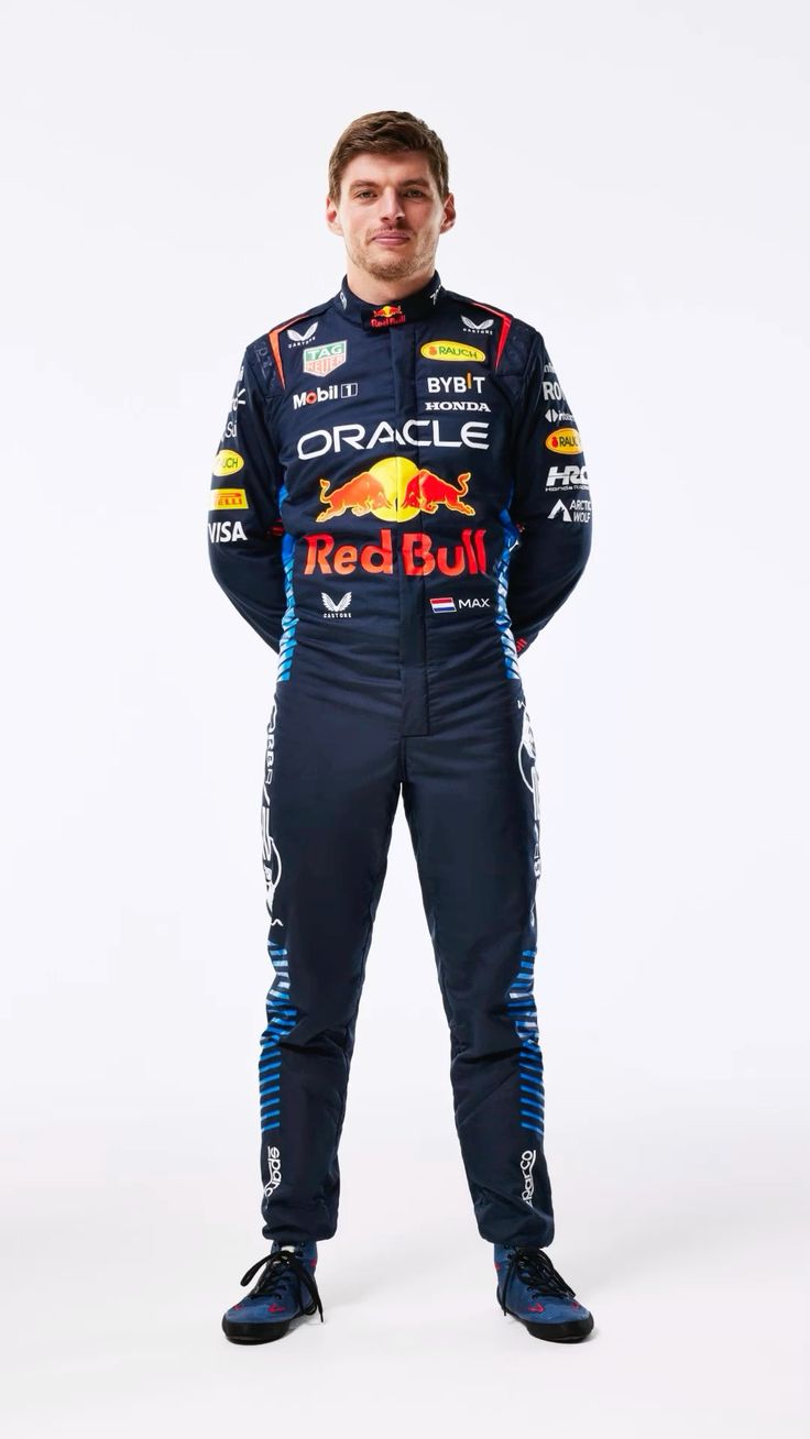 Max Verstappen 2024 New Red Bull F1 Race Suit