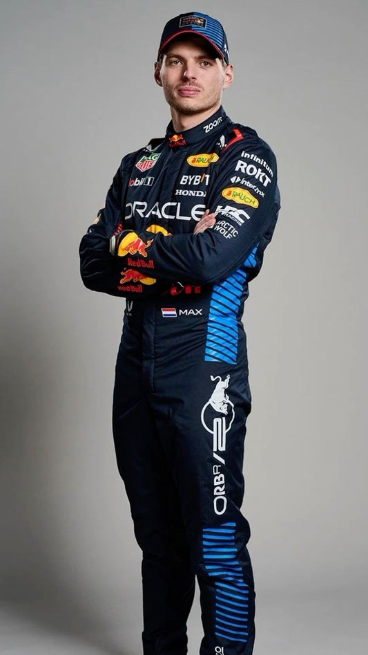 Max Verstappen 2024 New Red Bull F1 Race Suit